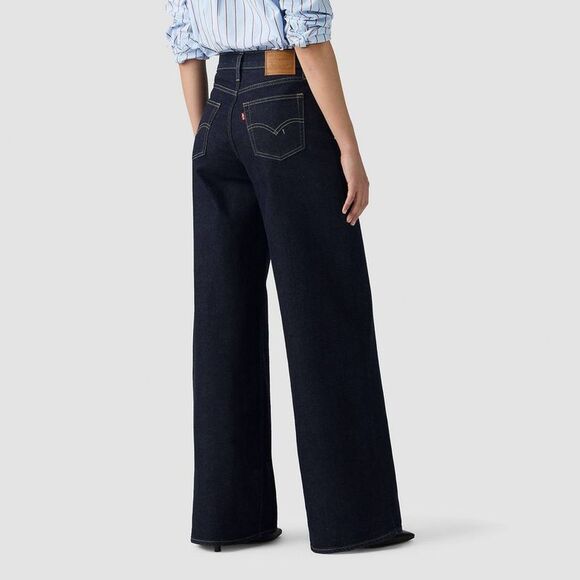 Levi's -  Women's High-Rise Wide Leg Jeans - Retro Ri Retro Rinse - Picture 3 of 3